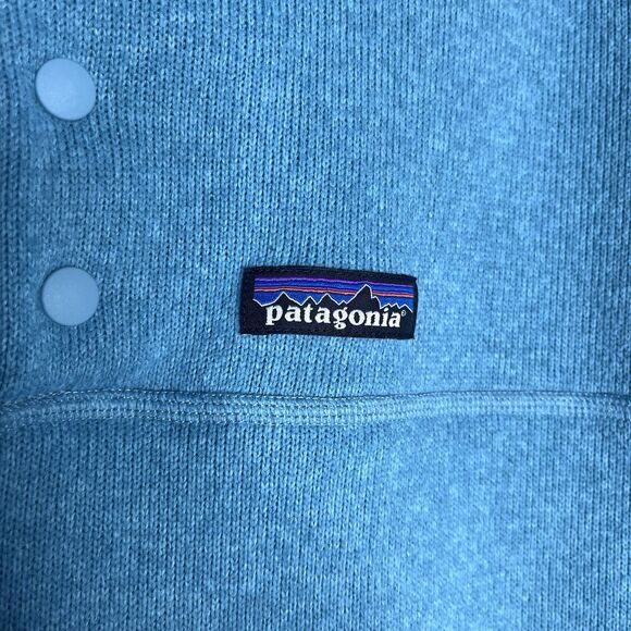 Patagonia  Better Sweater Aqua Blue Fleece Outdoor Pullover Jacket Womens XL - Picture 5 of 11